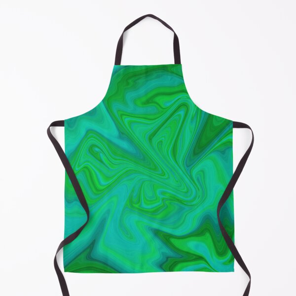 Item preview, Green & Turquoise Liquid Swirl Pattern designed and sold by rainestore.