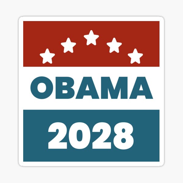 Item preview, Obama 2028 Election Campaign Retro Badge designed and sold by Sunserize Designs.