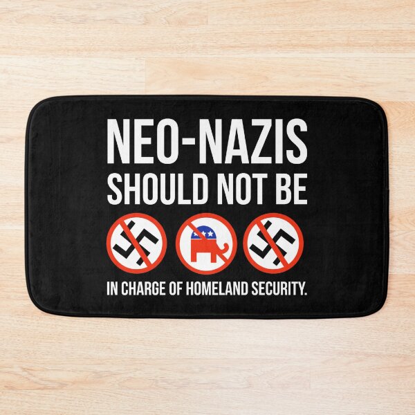 Item preview, White nationalists should not be in charge of homeland security.  designed and sold by Rachel the Artist .