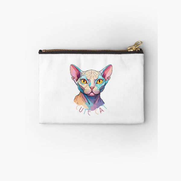 Item preview, Charming cat motif: Colorful Sphynx illustration designed and sold by KolbaVison.