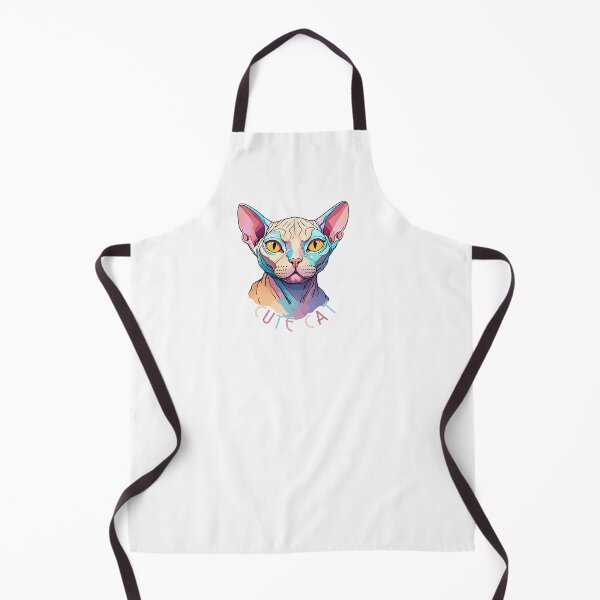 Item preview, Charming cat motif: Colorful Sphynx illustration designed and sold by KolbaVison.