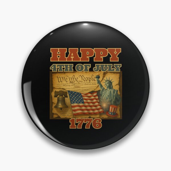 Item preview, Spirit of 1776 | Happy 4th of July Design with Patriotic American Symbol Montage designed and sold by Manic Merch Designs.