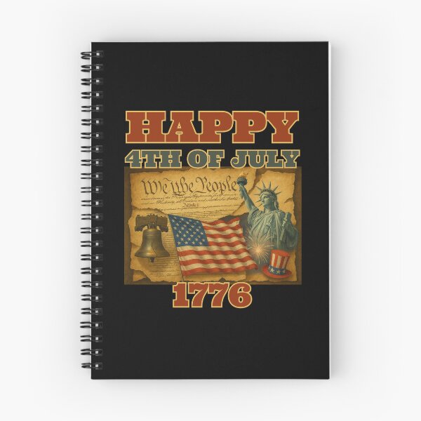 Item preview, Spirit of 1776 | Happy 4th of July Design with Patriotic American Symbol Montage designed and sold by Manic Merch Designs.