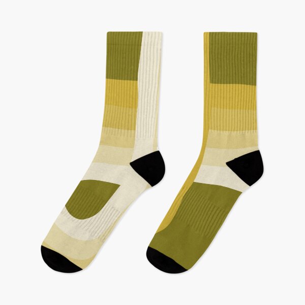 Item preview, Geometric Green & Mustadr Yellow Retro designed and sold by JMgraphic.