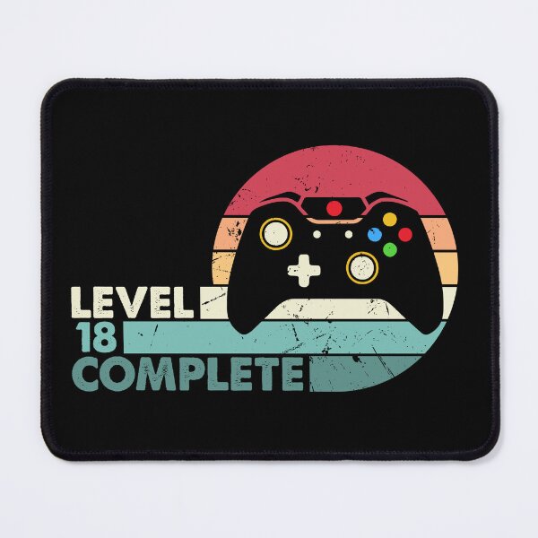 Item preview, Level 18 Complete – Retro Gaming Style – Perfect for birthday children! designed and sold by KolbaVison.