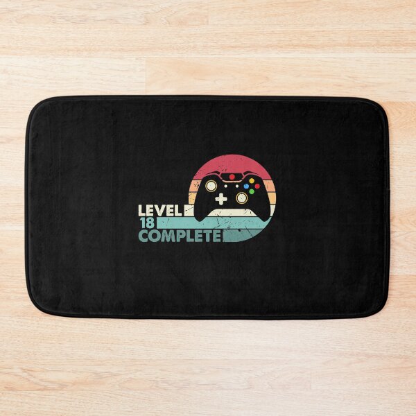 Item preview, Level 18 Complete – Retro Gaming Style – Perfect for birthday children! designed and sold by KolbaVison.