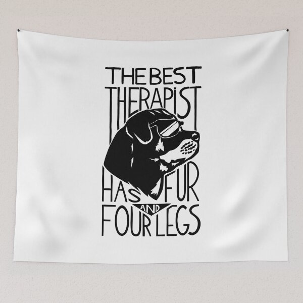 Item preview, Dog Is The Best Therapist At Home designed and sold by sachpica.