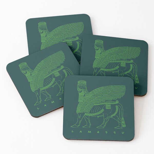Item preview, Lamassu Assyria / Assyrian Lamassu Green designed and sold by Dingir ENKI.