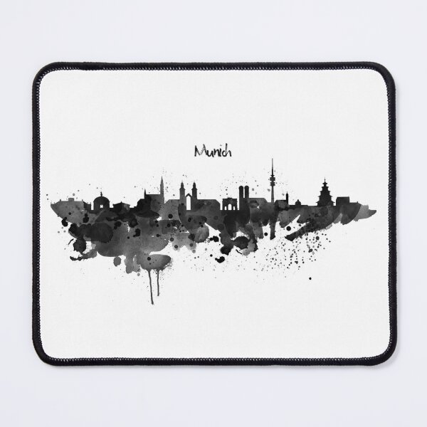 Item preview, Munich Skyline Watercolor designed and sold by caracatita75.