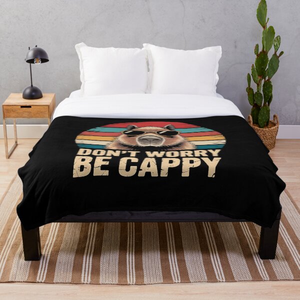 Aperçu de l'œuvre Capybara drôle ne vous inquiétez pas, soyez Capy Capybara rétro hommes garçons créée et vendue par REDDLINE.