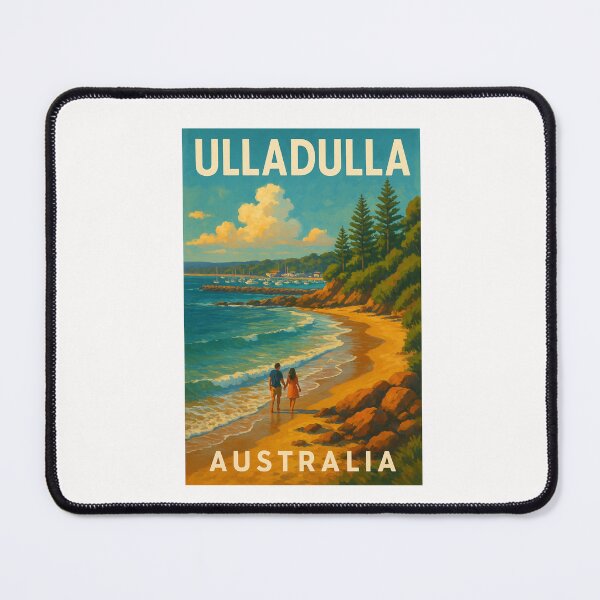 Item preview, Ulladulla Coastline – Couple Walking by the Sea designed and sold by Places On Earth.