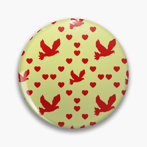 Item preview, Taube von Nahtloses Herzmuster Colombe par le sud dugal Motif de coeur sans couture DoveSeamless Heart Pattern Colomba di Modello di cuore senza cuciture designed and sold by TheIconSmith.