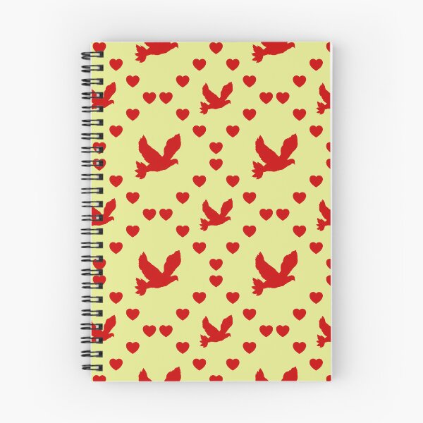 Item preview, Taube von Nahtloses Herzmuster Colombe par le sud dugal Motif de coeur sans couture DoveSeamless Heart Pattern Colomba di Modello di cuore senza cuciture designed and sold by TheIconSmith.