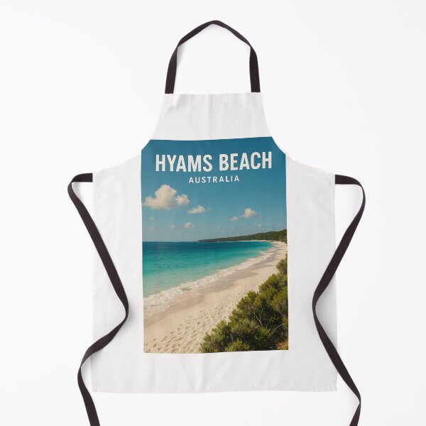 Item preview, Hyams Beach Panorama – White Sand and Aqua Waves designed and sold by Places On Earth.