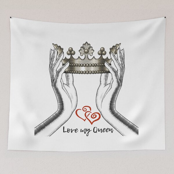 Item preview, Love My Queen Abstract designed and sold by Becooldesing.