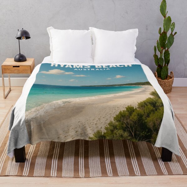 Item preview, Hyams Beach Panorama – White Sand and Aqua Waves designed and sold by Places On Earth.