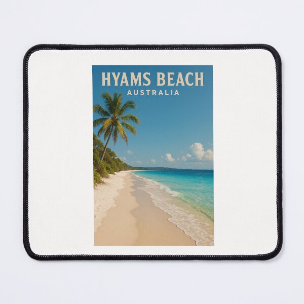 Item preview, Hyams Beach Palm Tree and Azure Horizon designed and sold by Places On Earth.