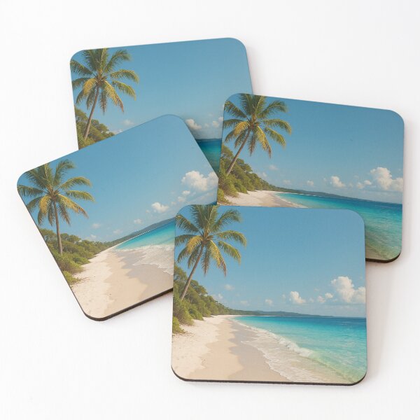 Item preview, Hyams Beach Palm Tree and Azure Horizon designed and sold by Places On Earth.
