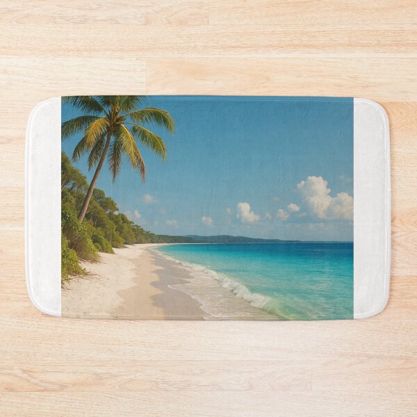 Item preview, Hyams Beach Palm Tree and Azure Horizon designed and sold by Places On Earth.