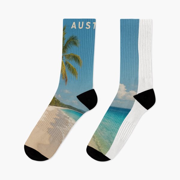 Item preview, Hyams Beach Palm Tree and Azure Horizon designed and sold by Places On Earth.