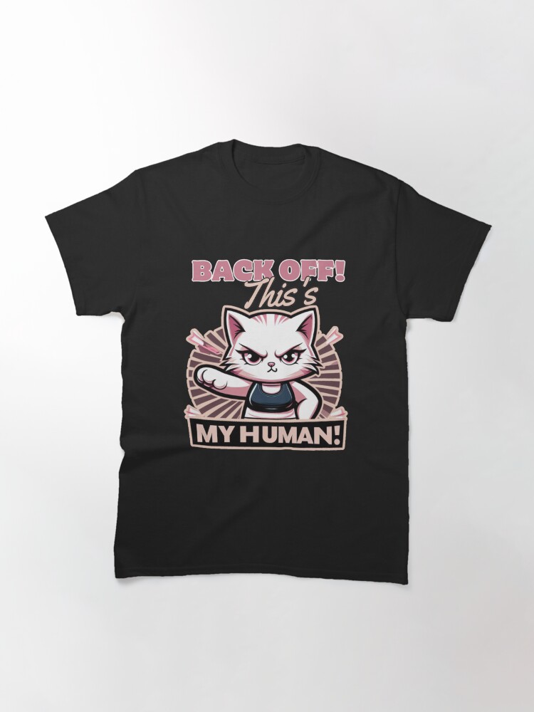 Thumbnail 3 of 7, Classic T-Shirt, Possessive Purr designed and sold by Coollzone.