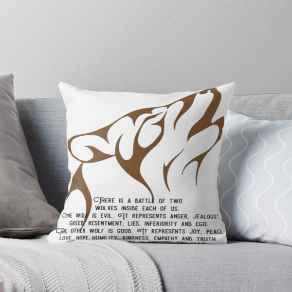 Item preview, There Is A Battle Of Two Wolves Inside Us All designed and sold by Becooldesing.