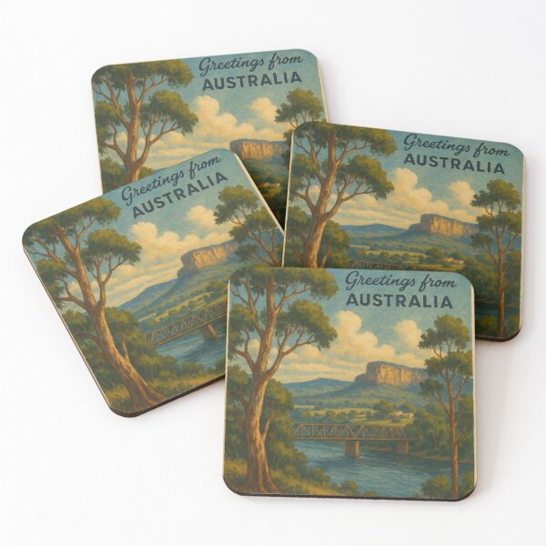Item preview, Nowra Scenic View – River and Sandstone Plateau designed and sold by Places On Earth.