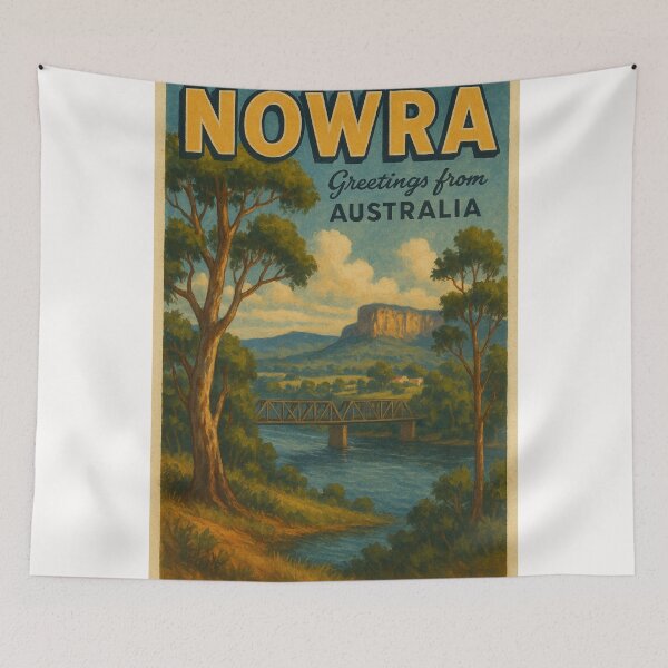Item preview, Nowra Scenic View – River and Sandstone Plateau designed and sold by Places On Earth.