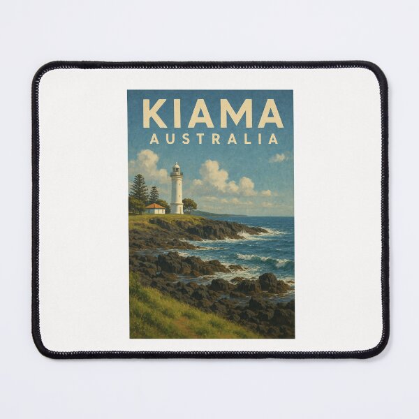 Item preview, Kiama Lighthouse – Clifftop View Over the Sea designed and sold by Places On Earth.