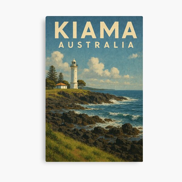 Item preview, Kiama Lighthouse – Clifftop View Over the Sea designed and sold by Places On Earth.