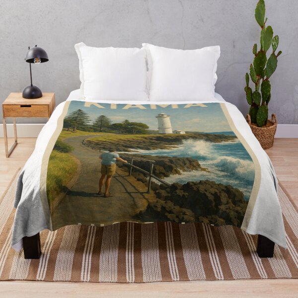 Item preview, Kiama Clifftop Path – Lighthouse and Ocean Spray designed and sold by Places On Earth.
