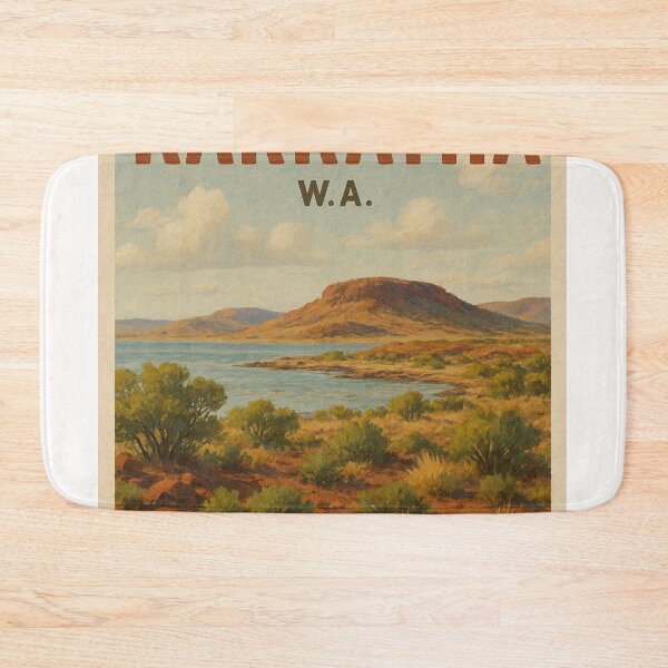 Item preview, Karratha Landscape – Pilbara Desert Meets the Sea designed and sold by Places On Earth.