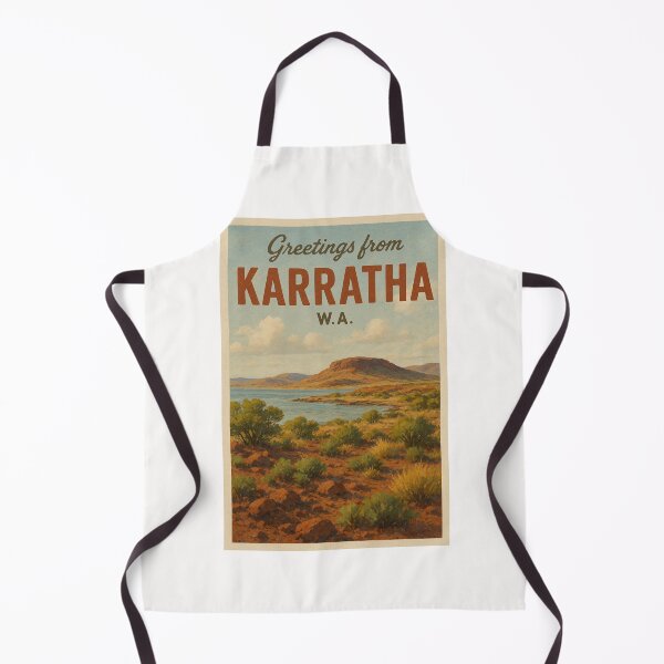 Item preview, Karratha Landscape – Pilbara Desert Meets the Sea designed and sold by Places On Earth.