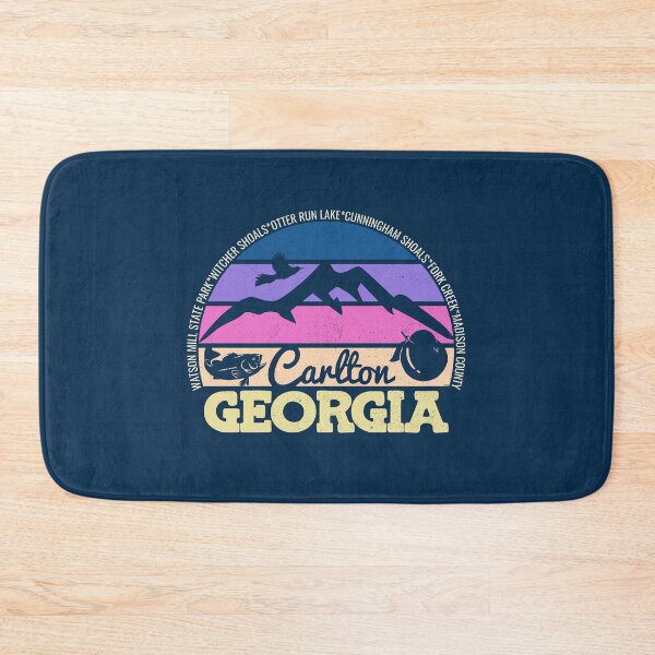 Item preview, Carlton Georgia Sunset Retro Vintage Local Pride Logo designed and sold by CRHPOD20.