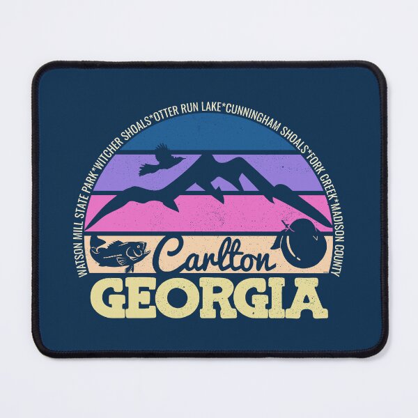 Item preview, Carlton Georgia Sunset Retro Vintage Local Pride Logo designed and sold by CRHPOD20.