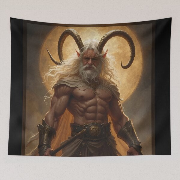 Item preview, Aries: Horned Beast designed and sold by Lana Magnolia.