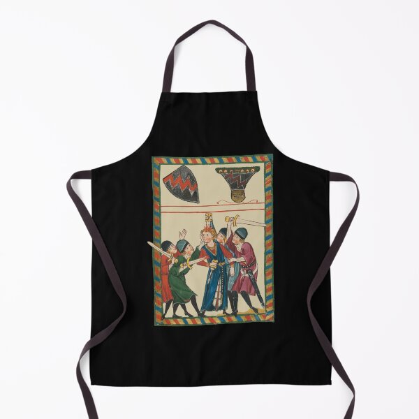 Item preview, The Death Of Reinmar von Brennenberg Medieval Art designed and sold by Cat Lady Designs.