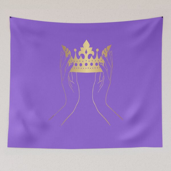 Item preview, Hand Holding A Crown Purple designed and sold by Becooldesing.