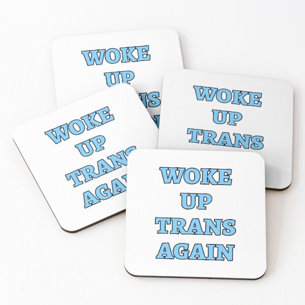Item preview, Woke up trans again - funny trans humor designed and sold by Inspirationmotivation.