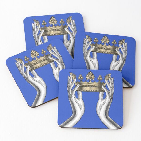 Item preview, Hand Holding A Crown Blue designed and sold by Becooldesing.
