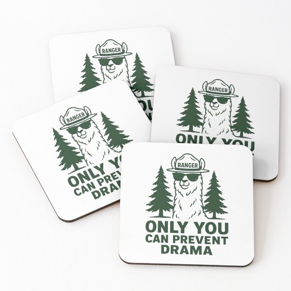 Item preview, Only You Can Prevent Drama Funny Llama designed and sold by Adrian Kane.