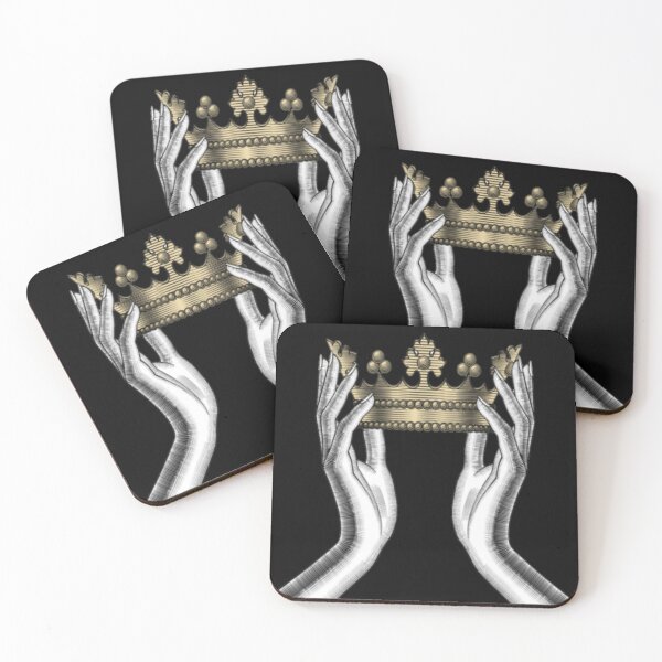 Item preview, Hand Holding A Crown Black designed and sold by Becooldesing.