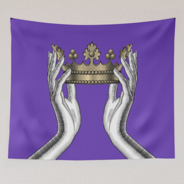 Item preview, Hand Holding A Crown Purple designed and sold by Becooldesing.