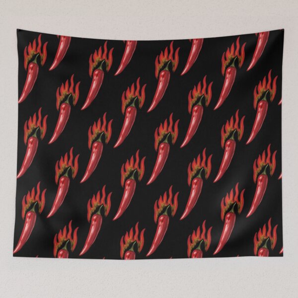 Item preview, Hot Chili Peppers (Version 2 Black) designed and sold by Scarlet Swan.