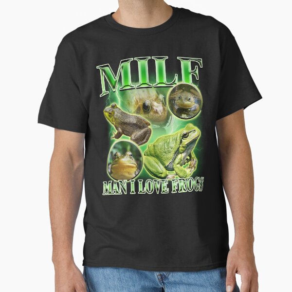 Item preview, Man I Love Frogs Funny  designed and sold by MemishDesign.