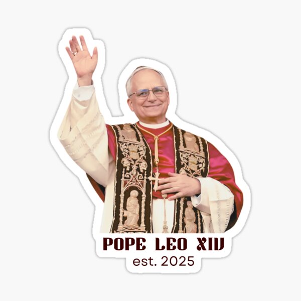 Artikel-Vorschau von Papst Leo XIV. – Offizielles Design 2025, designt und verkauft von AOCollections.