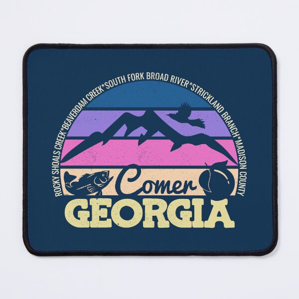 Item preview, Comer Georgia Sunset Retro Vintage Local Pride Logo designed and sold by CRHPOD20.