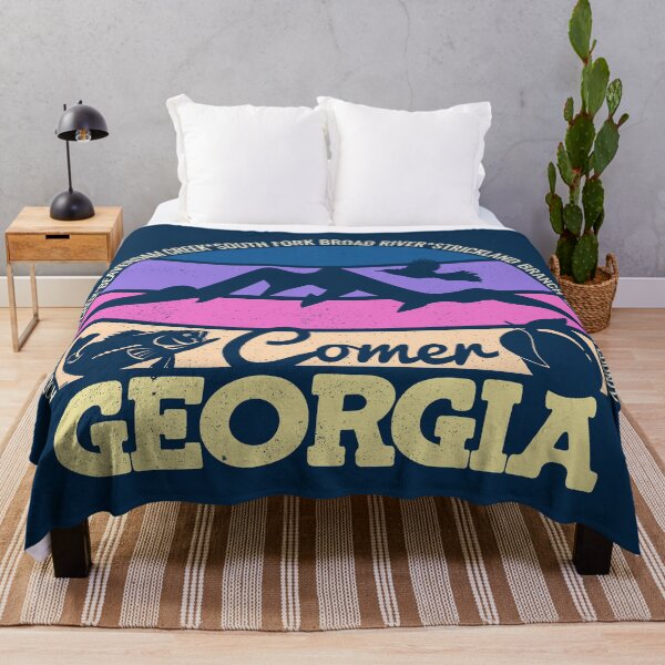 Item preview, Comer Georgia Sunset Retro Vintage Local Pride Logo designed and sold by CRHPOD20.
