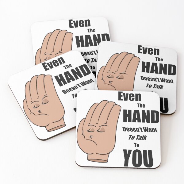 Item preview, Talk to the Hand Funny Design  designed and sold by KiyaSketches.