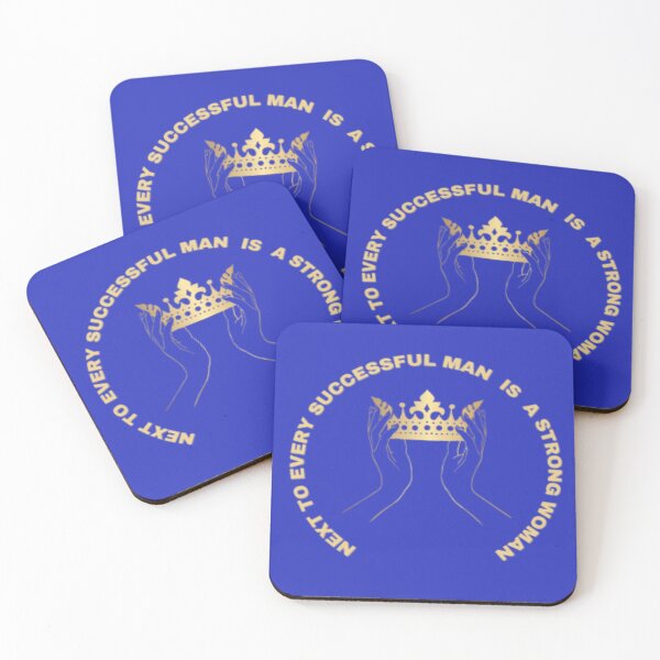 Item preview, Next To Success Man Is A Strong Woman Blue designed and sold by Becooldesing.